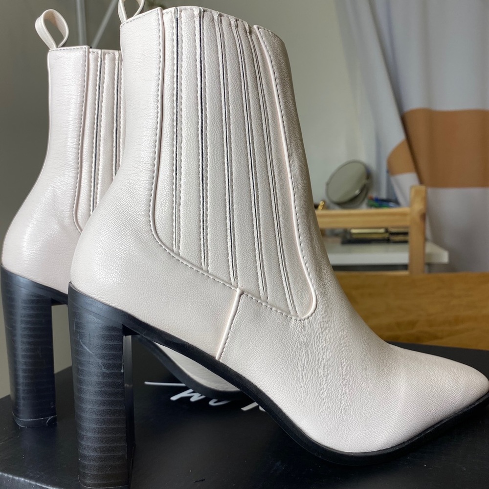 Nasty Gal Vegan Leather Booties